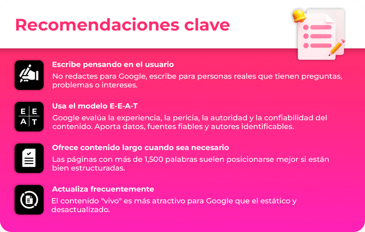 Recomendaciones SEO