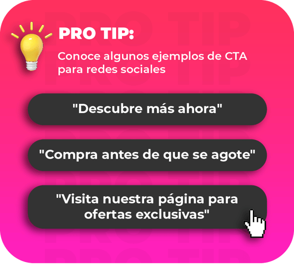 Ejemplos de CTA útiles para publicidad en redes sociales