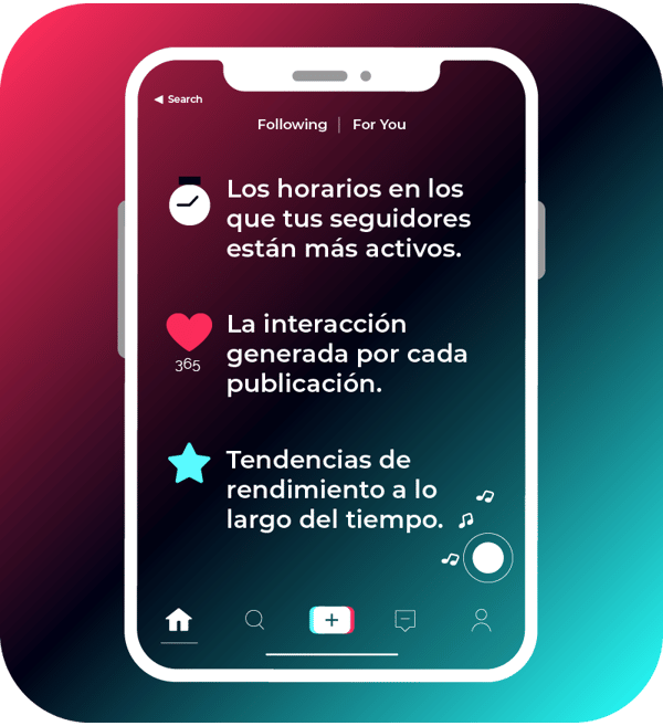 Datos que te otorgarán herramientas como TikTok Analytics, Hootsuite o Metricool.